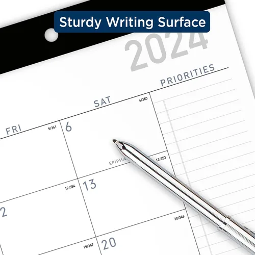 Vista 8 de AT-A-GLANCE® - Calendario mensual contemporáneo de escritorio 2024, 18 x 11 pulgadas, de enero a diciembre de 2024, SK14X00