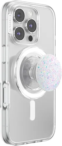 Vista 14 de PopSockets Agarre para teléfono con soporte expandible, agarre adhesivo, color blanco fresco Sujeción segura y cómoda, anticaída, soporte, flor