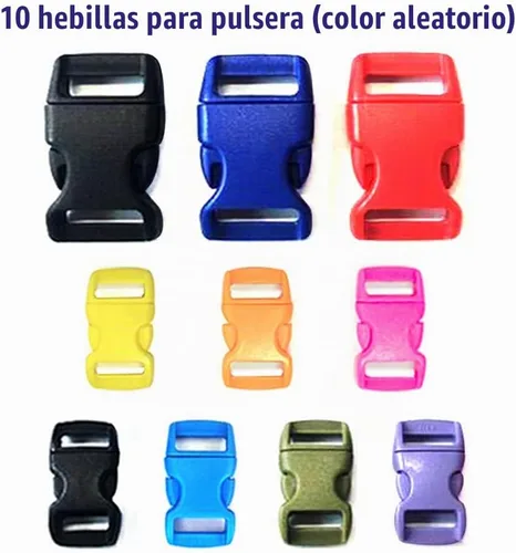 Vista 4 de Afantti - Kit de pulsera de cuerda de paracaídas con 10 cuerdas