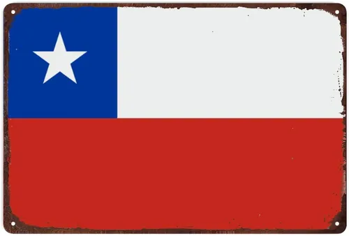 Vista 8 de Letrero retro de China, bandera patriótica de país, decoración de pared de metal, bandera de China, letreros de metal para el hogar, dormitorio