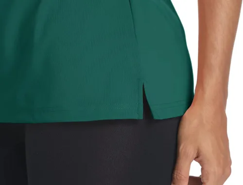 Vista 6 de MAGCOMSEN Polo para mujer UPF 50+, protección solar, 4 botones, casual, trabajo, secado rápido, manga corta, cuello de golf