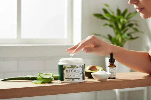 Vista 9 de Made from Earth Tratamiento puro de aloe vera con coco orgánico, aceite de oliva orgánico y vitamina E