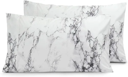 Vista 81 de Elegant Comfort Juego de fundas de almohada ultrasuaves de lujo de 2 piezas - Microfibra premium de calidad hotelera 1500, doble cepillado