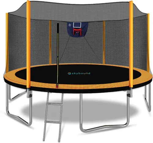 Vista 19 de SkyBound Trampolín grande de 10 pies, 12 pies, 14 pies, 15 pies, 16 pies, para exteriores, patio trasero, trampolines aprobados por ASTM para niños