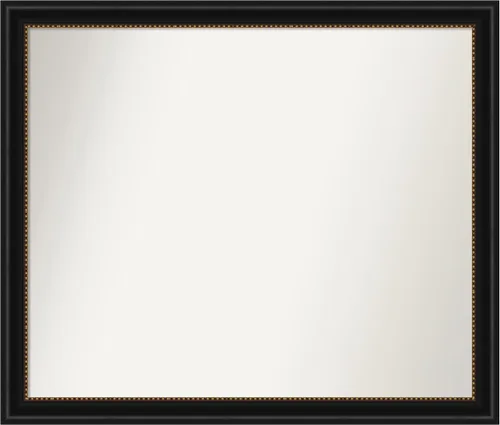 Vista 64 de Amanti Art Espejo personalizado, gran espejo de baño estrecho, espejo de pared o espejo de tocador de baño sobre el fregadero (24 x 24 pulgadas)