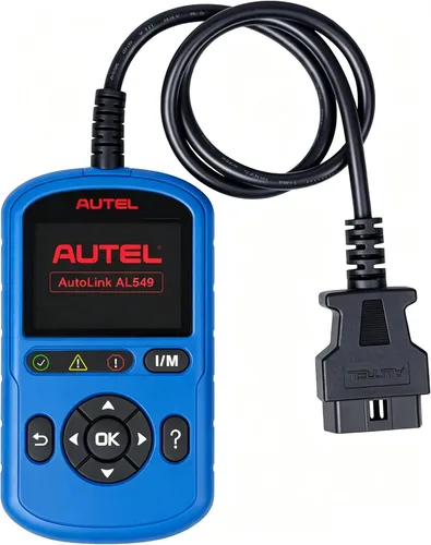 Vista 10 de Autel OBD2 Scanner AutoLink AL549: Lector de códigos de motor 2025, herramienta de diagnóstico ABS, prueba universal de batería y alternador de Rojo