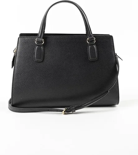 Vista 2 de Gucci Soho - Bolso de hombro de piel con estructura negra
