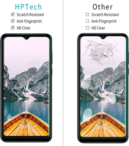 Vista 2 de Paquete de 2 protectores de pantalla para Motorola Moto G Pure vidrio templado