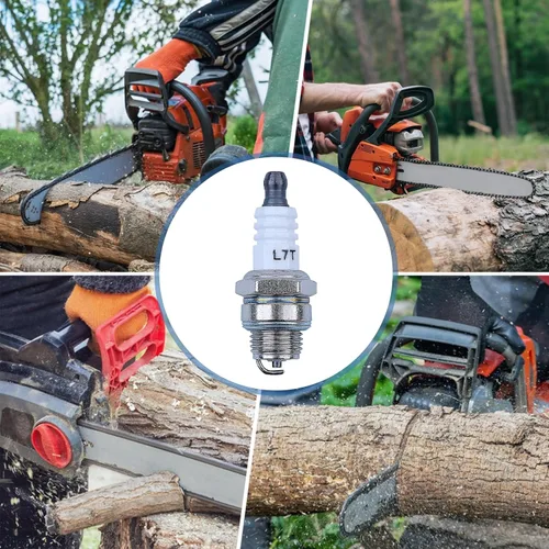Vista 7 de Bujías de 2 tiempos, fáciles de instalar para piezas de motosierra Stihl NGK, bujías de repuesto automotrices compatibles con NGK BPMR7A 4626 Bosch