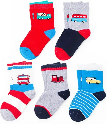 Vista 2 de Calcetines de vestir de algodón suave para niños y niños
