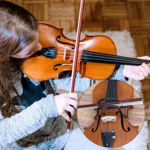 Vista 3 de HEALLILY Arco de violín enderezar guía de herramientas corrector colimador de arco de violín principiante violín formación accesorio de enseñanza