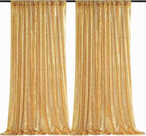 Vista 48 de B-COOL Cortinas de Fondo de Lentejuelas Azul Bebé 2 Piezas 2ftx8ft Fotografía para Fiestas Fondo Brillante Cortinas para Prom Bodas Baby Shower
