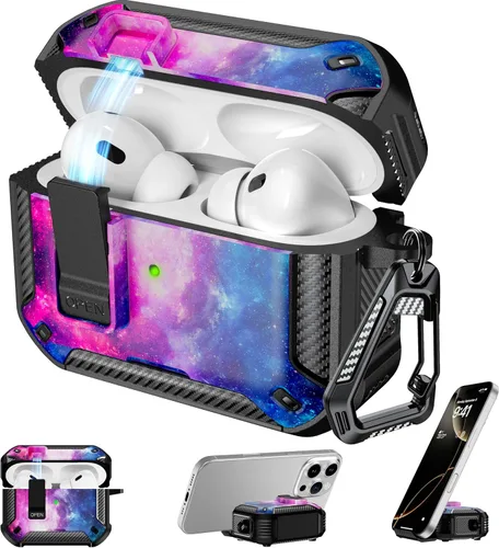 Vista 92 de RFUNGUANGO Fundas protectoras para Airpods de 2ª y 1ª generación, color 2º -Blanco
