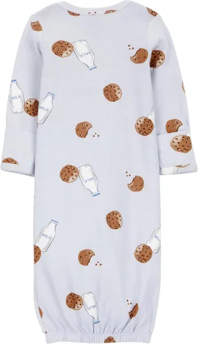 Vista 3 de Simple Joys by Carter's Bata unisex de algodón neutro para bebé, paquete de 3 Leche y galleta