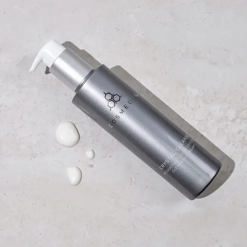 Vista 3 de COSMEDIX Crystal Cleanse - Limpiador facial líquido en crema – Limpieza profunda AM & PM Limpiador facial con tecnología de cristal hidratante e