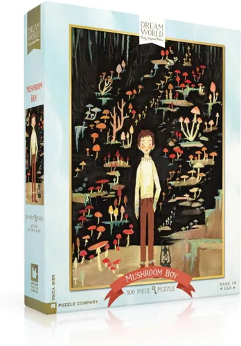 Vista 9 de New York Puzzle Company - Dream World Eleanor's Room - Rompecabezas de 1000 piezas para noches de juego familiares por Emily Winfield Martin