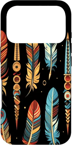 Vista 30 de Colorful Feathers - Funda para iPhone 17