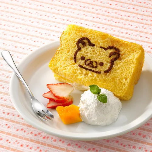 Vista 4 de San-X Rilakkuma Relax Bear - Plantilla de plástico para tartas