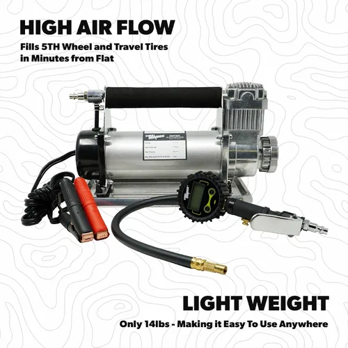 Vista 2 de Compresor TireMinder RV AIR LITE - Diseñado para neumáticos de hasta 80 PSI
