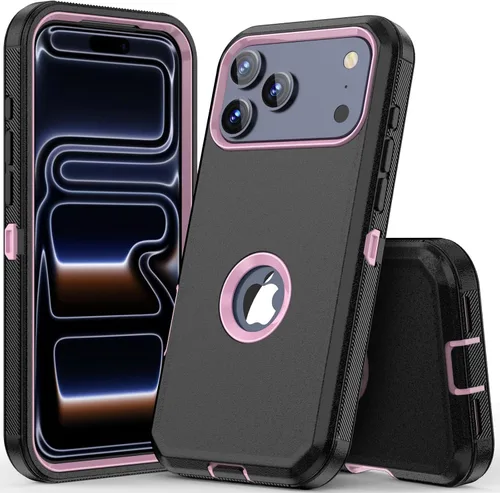 Vista 36 de COOYA Funda para iPhone Air de Protección Completa del Cuerpo contra Caídas, Funda Resistente a Prueba de Golpes de 3 Capas, Híbrida de Servicio