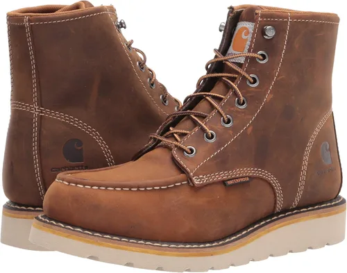 Vista 7 de Carhartt Botas de trabajo impermeables con suela de cuña para mujer, talla única