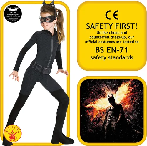 Vista 2 de Rubie's Batman Catwoman oficial de DC Comics, Un
