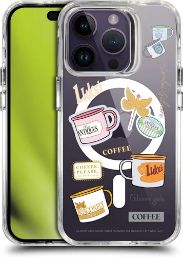Vista 232 de Head Case Designs Gilmore - Funda negra a prueba de golpes con diseño de dibujos animados para niñas con licencia