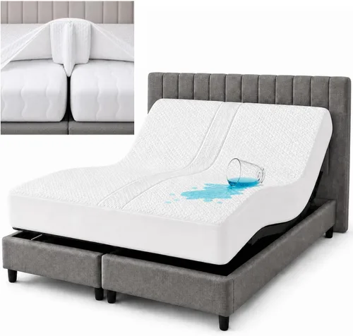 Vista 10 de Puente de cama, relleno de huecos dividido King para cama