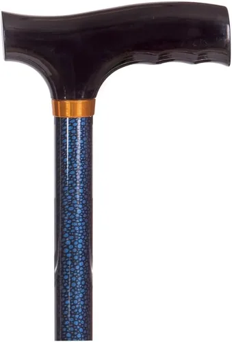 Vista 2 de DMI Lightweight Aluminum Adjustable Walking Cane with Derby-Top Handle for Men and Women