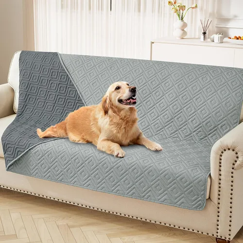 Vista 50 de hyha Manta impermeable para perros, funda suave para cama de perro, mantas para mascotas, funda impermeable para sofá y sillón para perros lavable