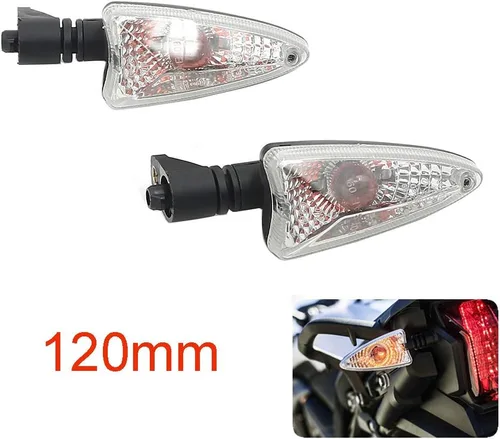 Vista 2 de Luz intermitente delantera y trasera para motocicleta, 4.724 in para F800R F800S K1300R/S F800GT F800ST F800GS S1000RR C600 G650GS F765GS