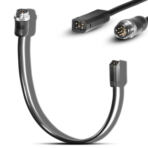 Vista 12 de 720073-6 - Cable Ethernet de 5 pies como EC 5E de repuesto para Humminbird, color negro, apto para hélice, APEX, SOLIX y Onix