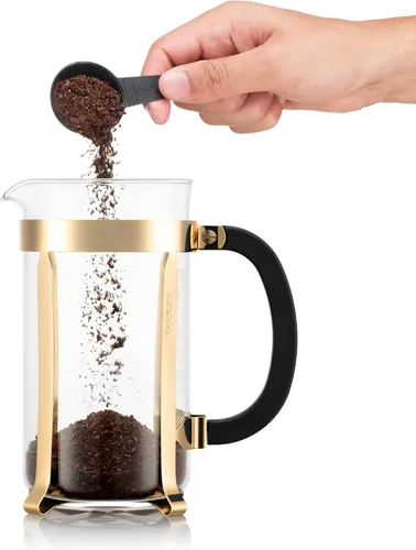 Vista 44 de Bodum Chambord - Cafetera de prensa francesa, Jarra de vidrio, Cromado