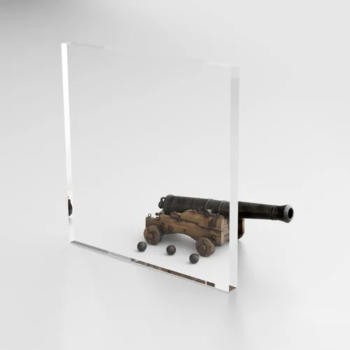 Vista 13 de Fab Glass and Mirror ACR12M5X7RC - Hoja de plexiglás acrílico de plástico PET de 5 x 7 x 1/2 pulgadas de grosor con película protectora, peso ligero