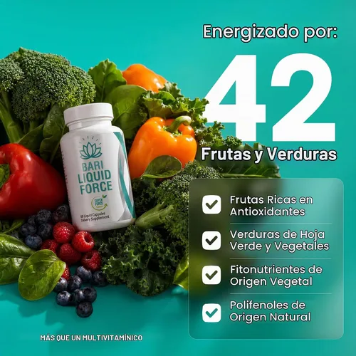 Vista 9 de Multivitamínico post bariátrico con cápsulas blandas líquidas de hierro, 60