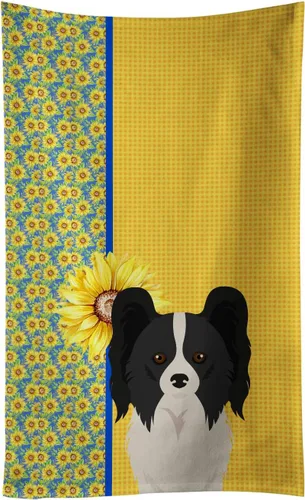 Vista 14 de Caroline's Treasures WDK5313KTWL - Toalla de cocina con diseño de girasoles de verano, color negro y tostado, Airedale Terrier, toalla de mano