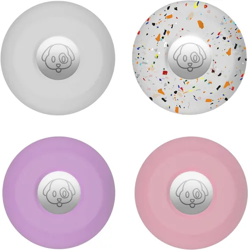 Vista 12 de Cibaabo - Soporte de AirTag para collar de mascota, con funda de silicona, para collar de mascota de 0.8 a 1.2 pulgadas