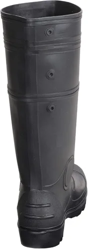 Vista 2 de Servus Comfort Technology, botas de trabajo para hombre de 14 pulgadas. Base suave, en PVC. Negras.