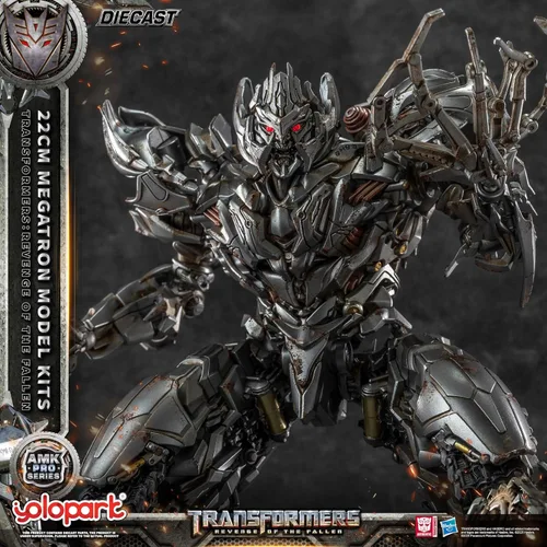 Vista 5 de YOLOPARK Megatron Transformers Juguetes Revenge of The Fallen Figura de Acción - Versión Fundida, Serie AMK PRO 8.66 Pulgadas Kit