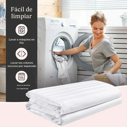 Vista 5 de 600TC - Protectores de almohada 100% algodón, tamaño estándar
