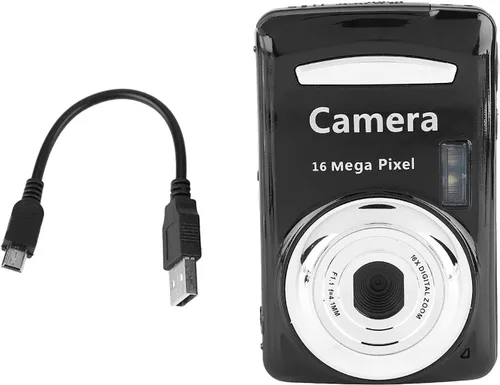 Vista 8 de Cámara digital para niños 1080P HD con zoom de 16X, compacta y portátil para fotografía, cámara de juguete para niños de 3 a 12 años