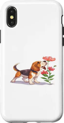 Vista 4 de iPhone 15 Funny Sniffari Support Squad Beagle Dog Lover Puppy Parent Case