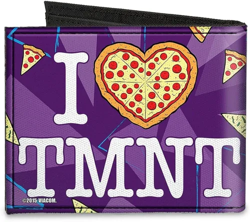 Vista 2 de buckle-down lona portafoliosClassic TMNT caras + i "pizza-heart accesorio