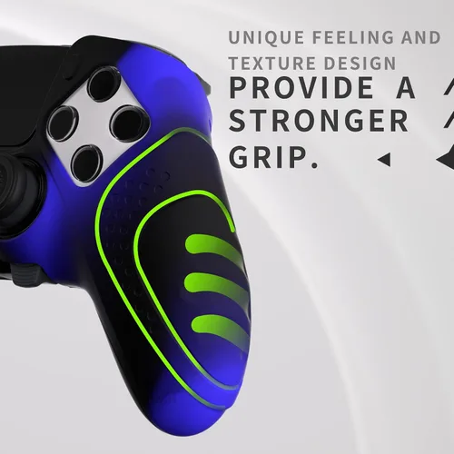 Vista 14 de PlayVital Guardian Edition Anti-Slip Ergonomic Silicone Cover Case for ps5 Edge Controller, Soft Rubber Protector Skin for ps5 Edge Wireless