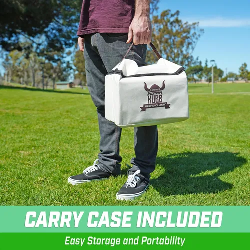 Vista 6 de GoSports Kubb Yard Game Set - Choose Regulation or Backyard - Kuub Viking Chess Outdoor Game