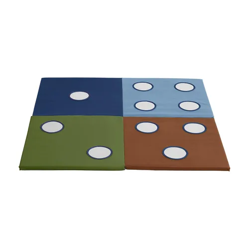 Vista 13 de ECR4Kids SoftZone 123 Look at Me - Tapete de actividades plegable, surtido Variado