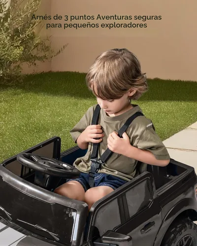 Vista 6 de Ford Shelby F-150 24V - Auto eléctrico para niños de 3 a 6 años Negro