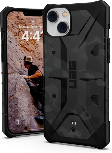 Vista 7 de URBAN ARMOR GEAR UAG - Funda protectora diseñada para iPhone 14 Plus, verde oliva de 6.7 pulgadas, Pathfinder, delgada, ligera, a prueba de golpes