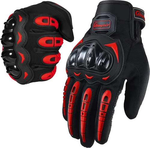 Vista 10 de Guantes de motocicleta para hombre y mujer con pantalla táctil Guantes Para Motocicleta Hombre para deportes de motor BMX ATV MTB Motocross Guantes
