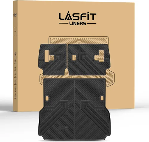 Vista 14 de LASFIT - Tapetes hechos a la medida para tu vehículo específico, de elastómero termoplástico, duraderos, revestimiento protector para todo clima